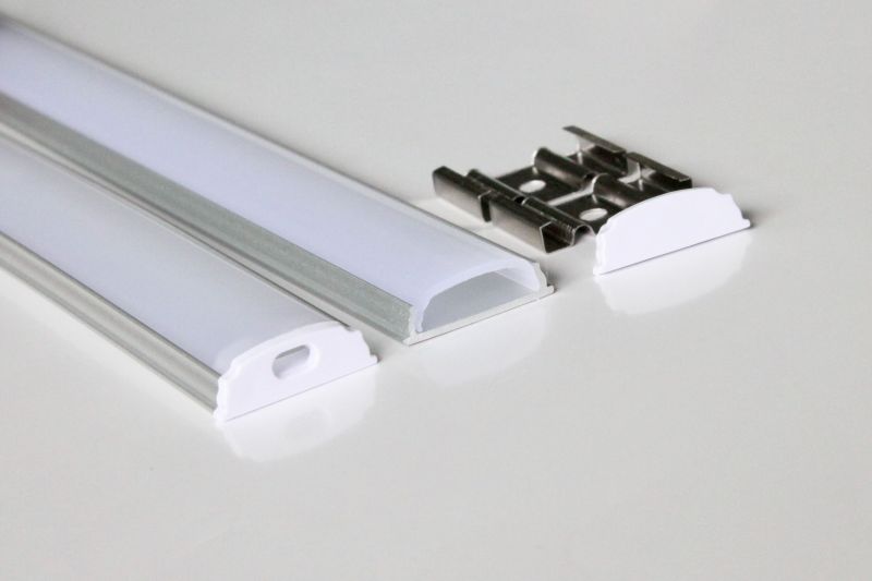 Alumīnija profila kanāls LED slokšņu apgaismojumam (2)